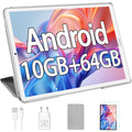 10.1 inch Android Tablet with Octa-Core Processor, 10GB RAM, 64GB ROM, Silver A5264
