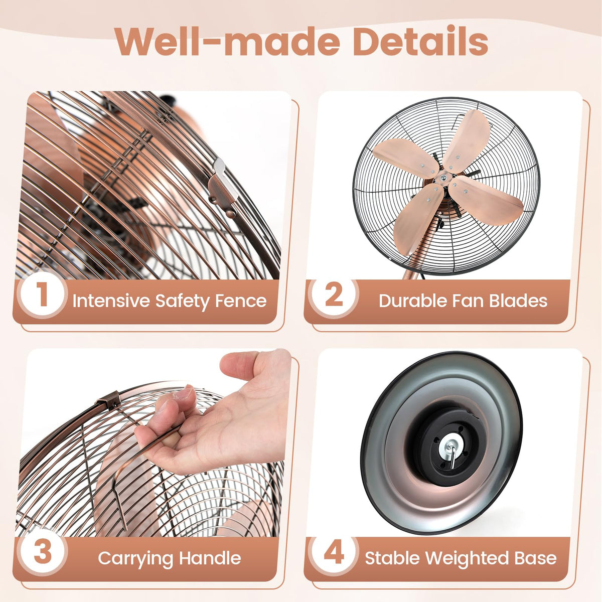16 Inch Oscillating Pedestal Fan Q414180