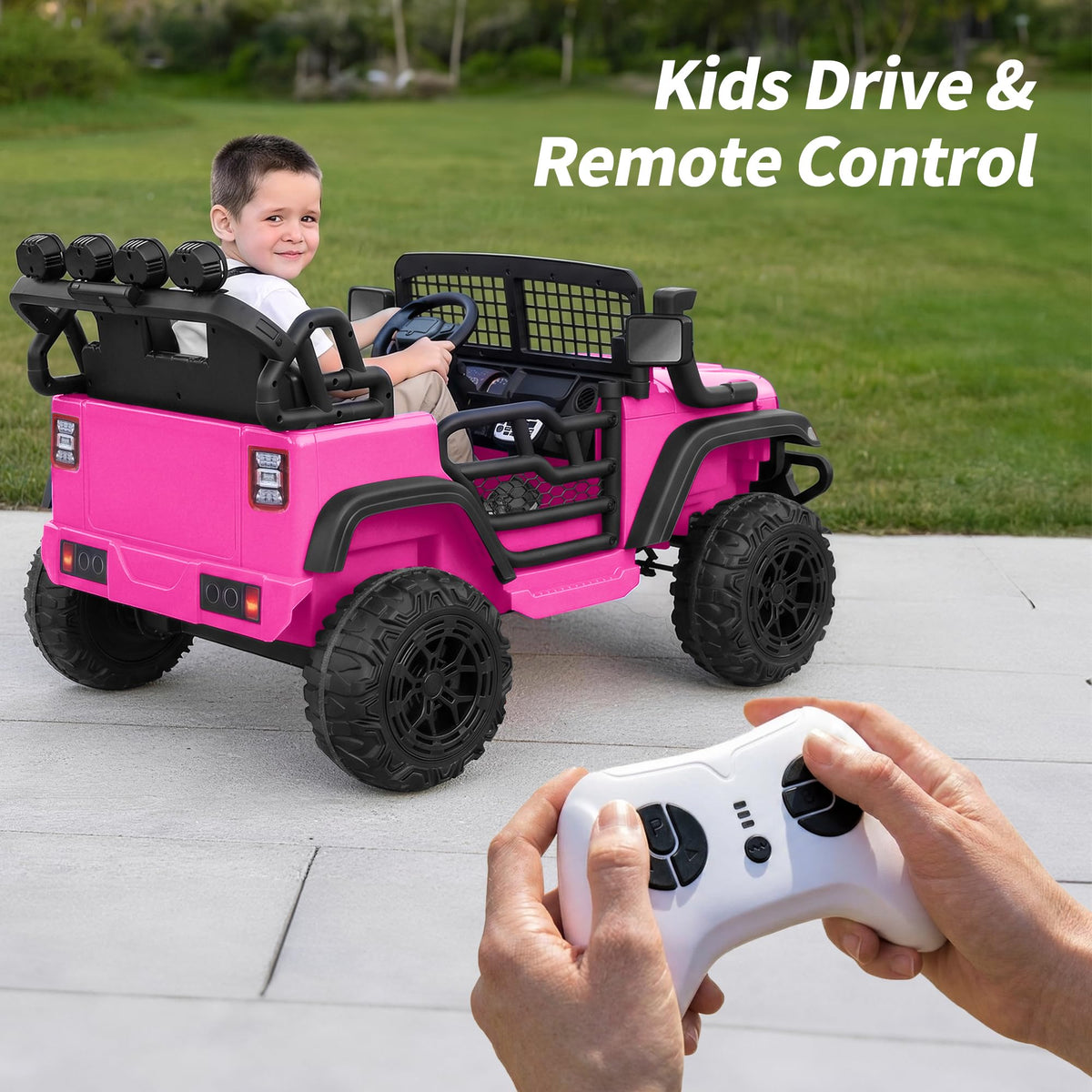 2 Seater 24V Electric Ride on Car with Remote E4834