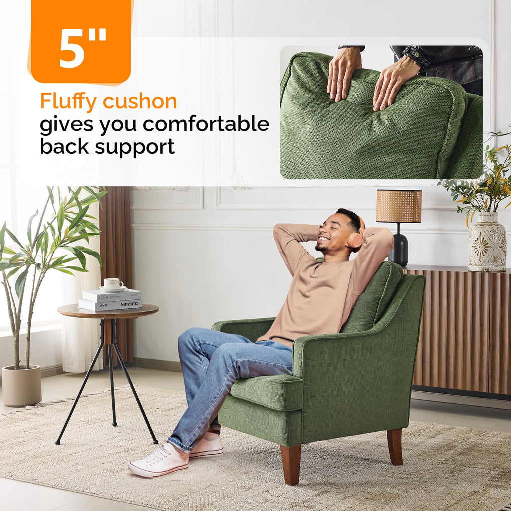 High Back Accent Chairs Set of 2 E452320