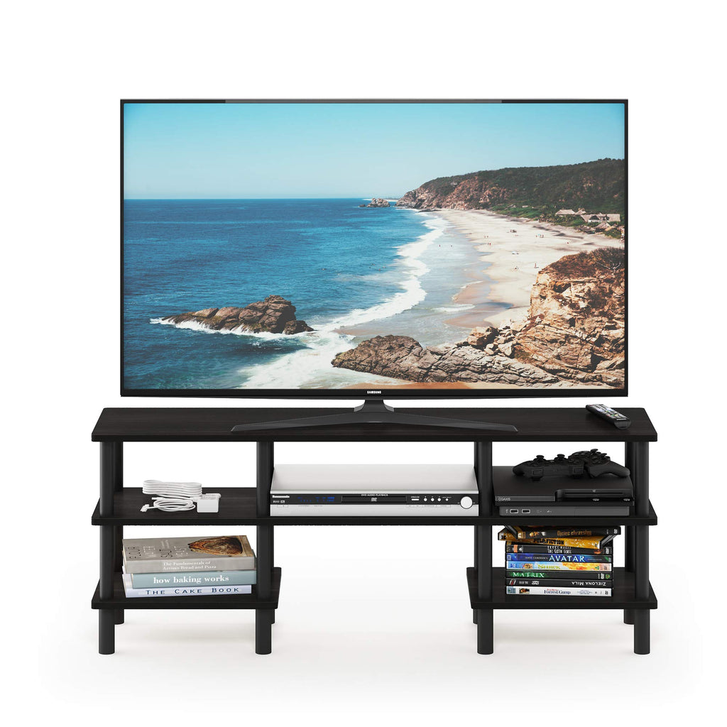 Black Espresso 3-Tier TV Stand S716