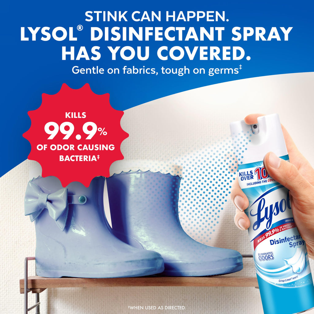 Disinfectant Spray Crisp Linen 19 oz 2 Pack G927