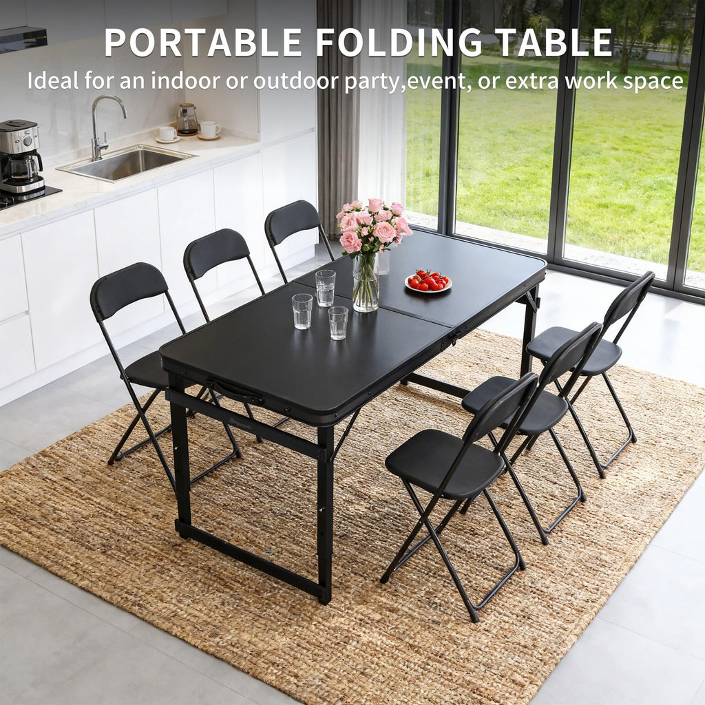 Folding Aluminum Camping Table H124