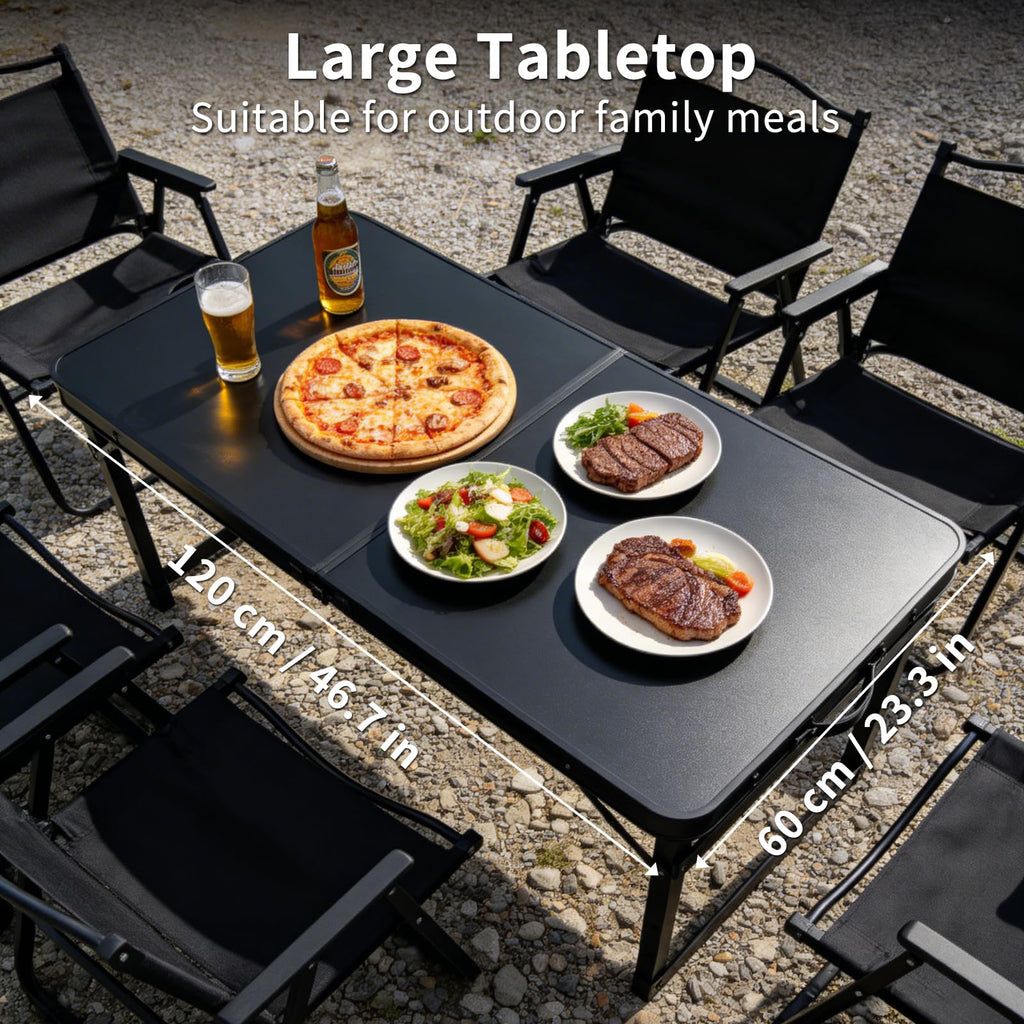 Folding Aluminum Camping Table H124