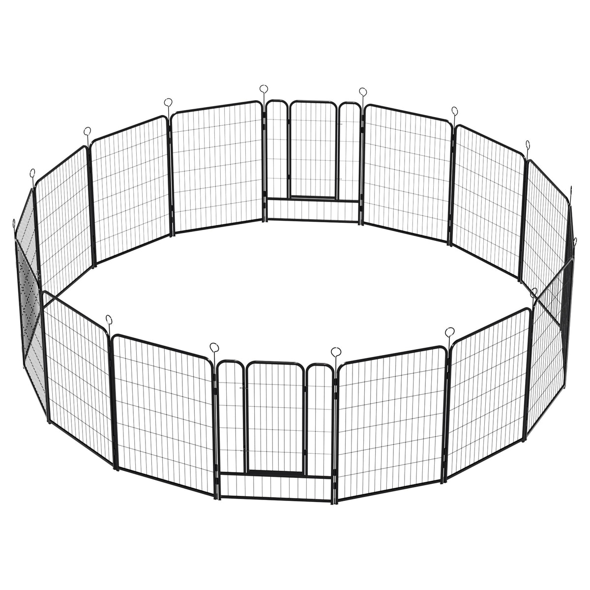 Heavy-Duty Iron Exercise-Pen System Portable Yard Camping Kennel Alternative W283