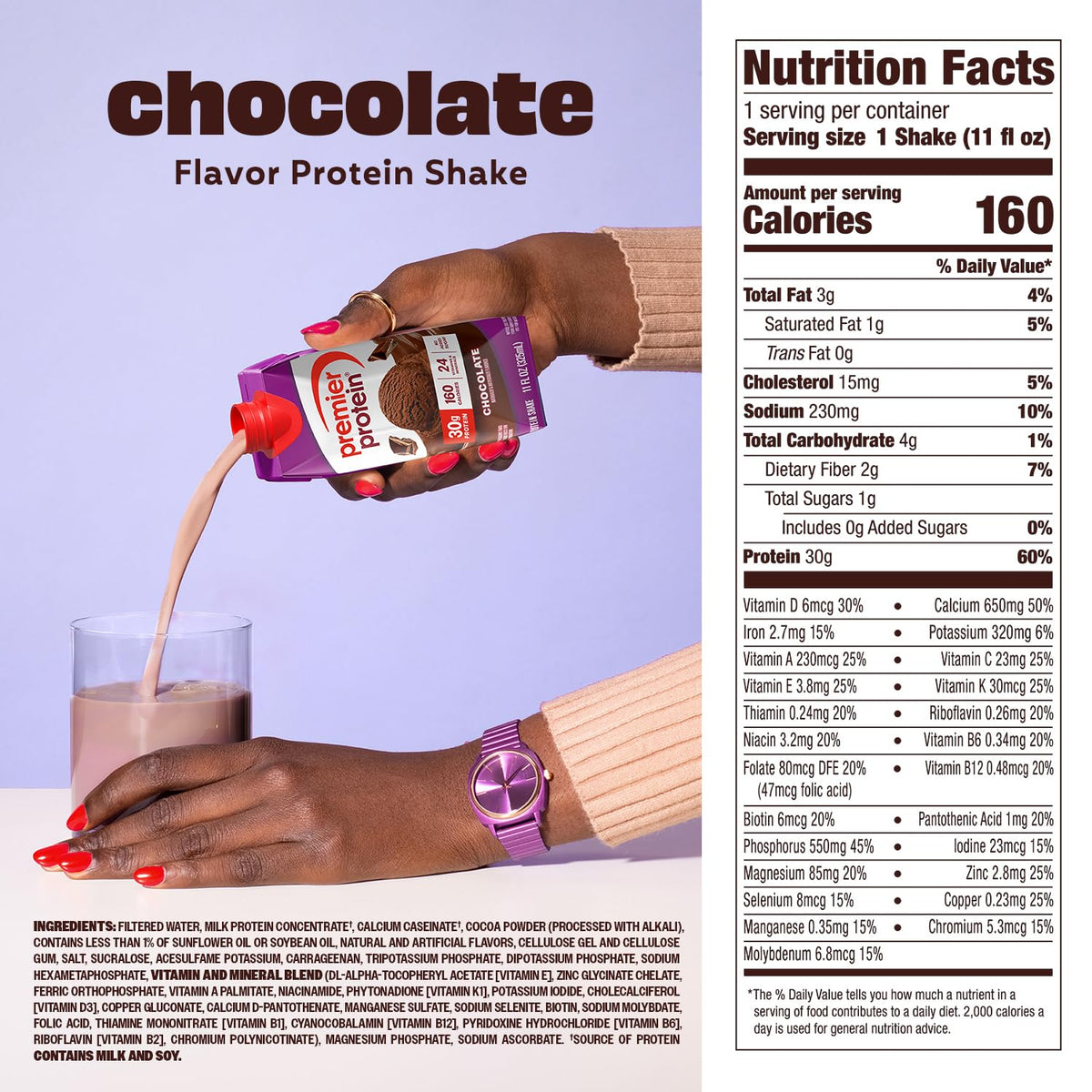 Chocolate 30g High Protein Shake 12 Pack D71683
