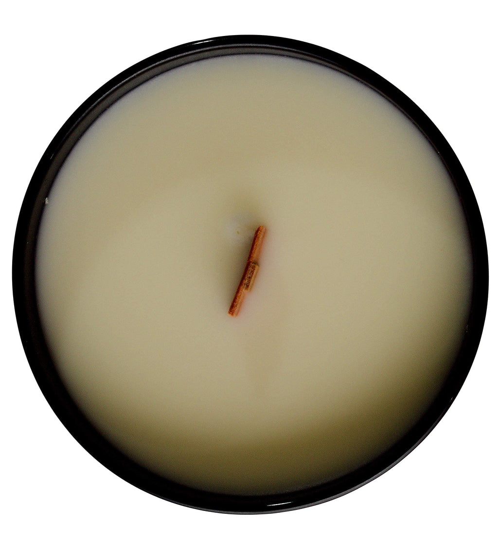 Sandalwood Scented Soy Candle with Wood Wick B61099