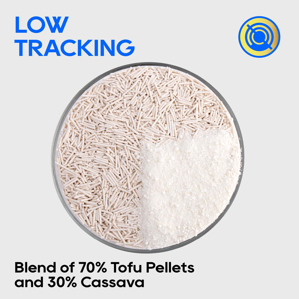 Cassava Tofu Mixed Cat Litter Quick Clumping Low Dust 6 Lbs H194409