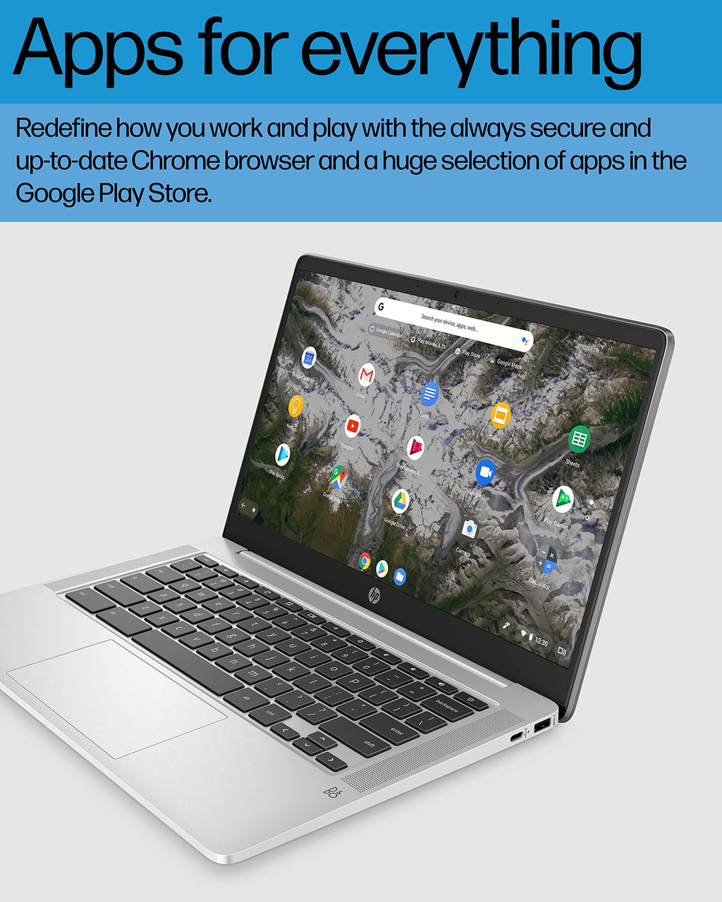 14" Chromebook, Intel Celeron N4120, 4 GB RAM, 64 GB SSD, Chrome OS T56578