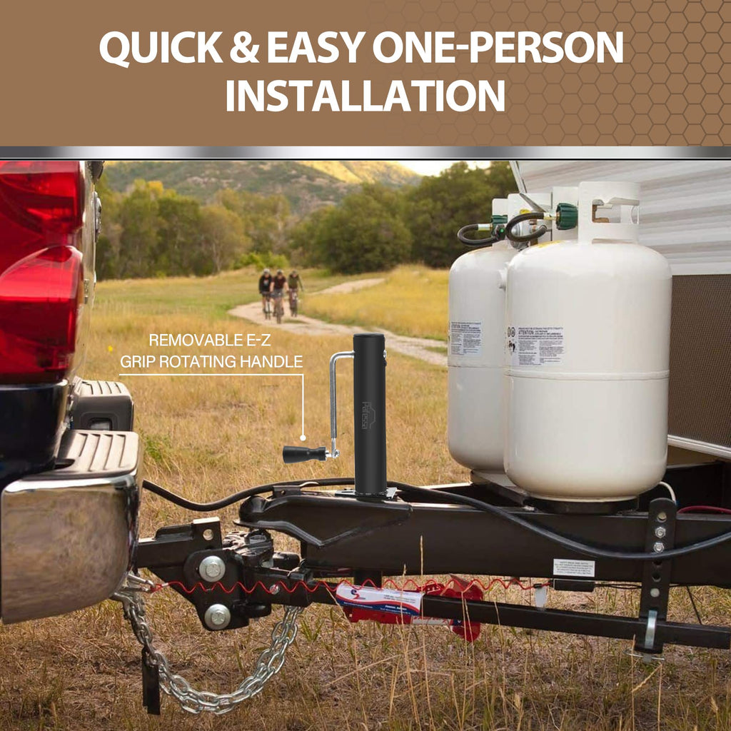 2000lb 15" Heavy Duty A-Frame Trailer Tongue Jack B184207