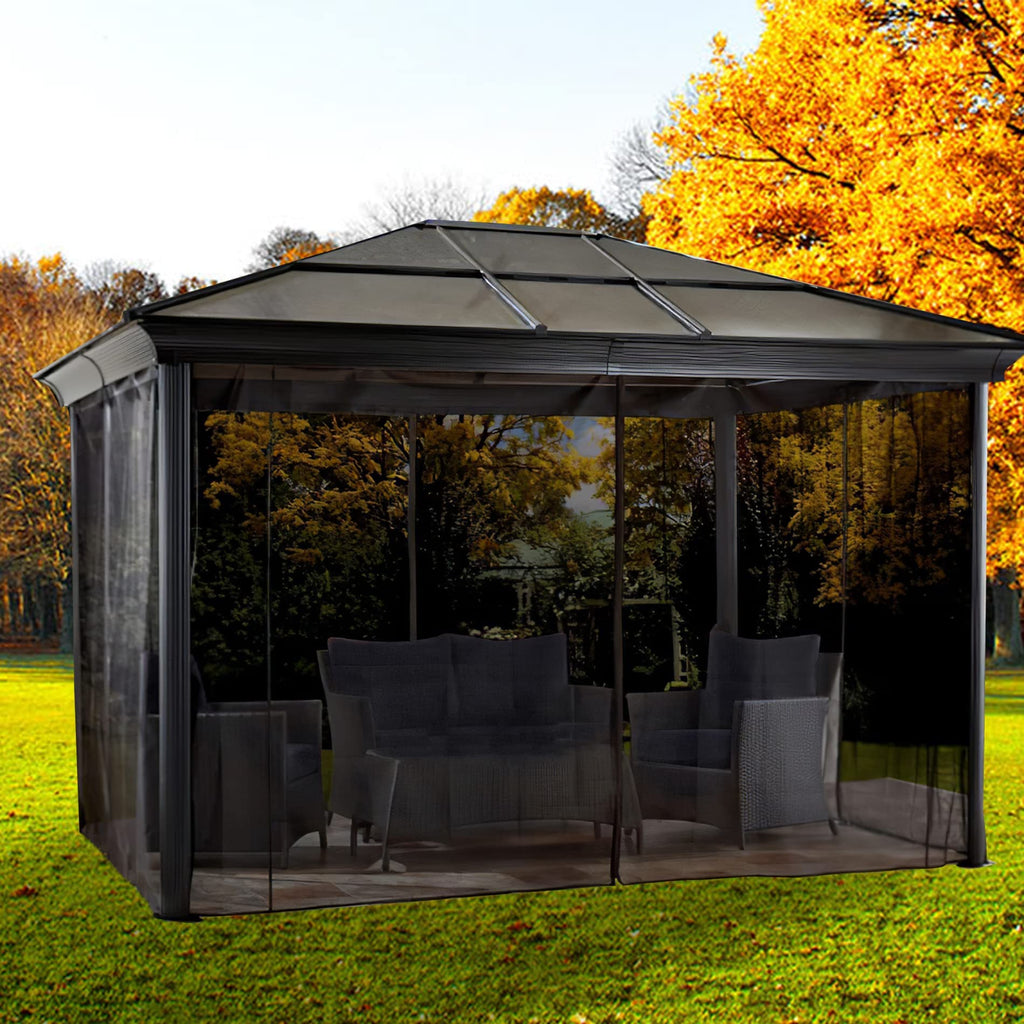 10x12 FT Black Mosquito Netting E1300