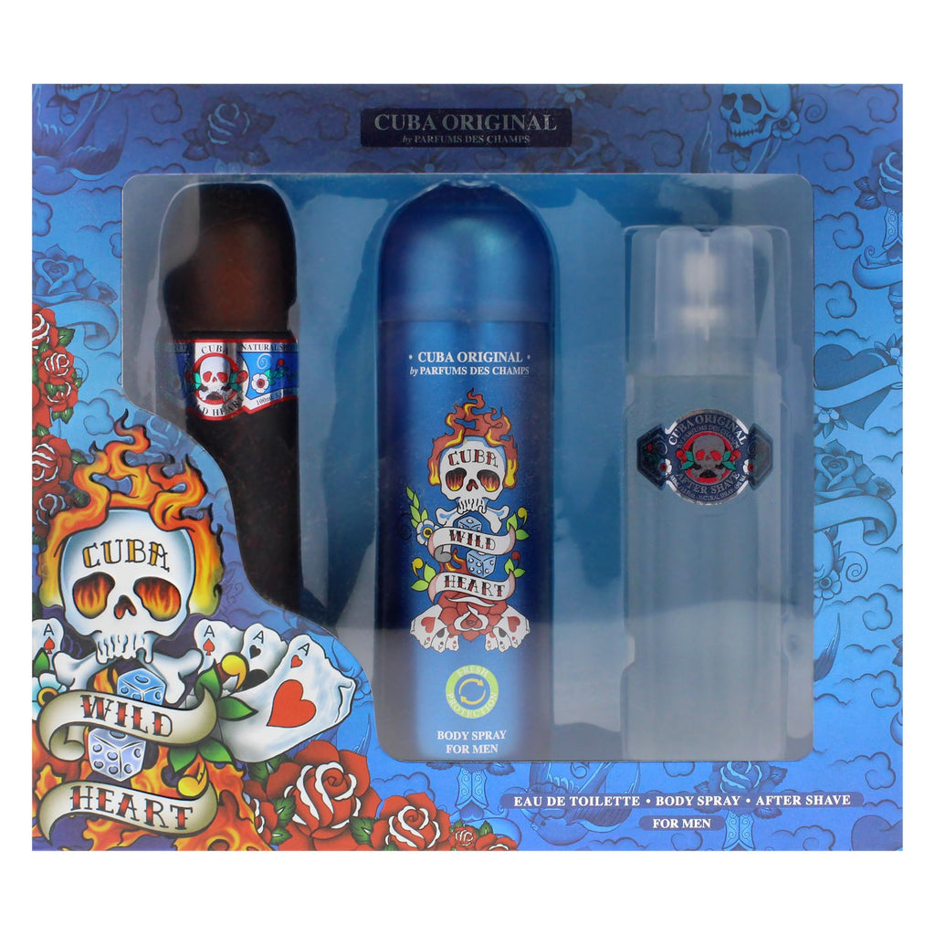 3 Pieces Eau de Toilette After Shave Body Spray Gift Set G94558