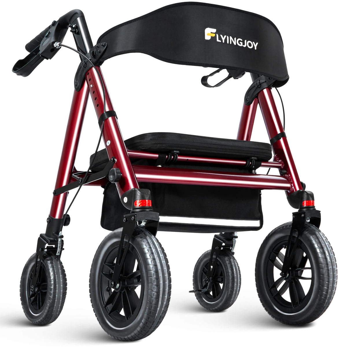 Heavy-Duty Bariatric Rollator Walker with Seat M326358