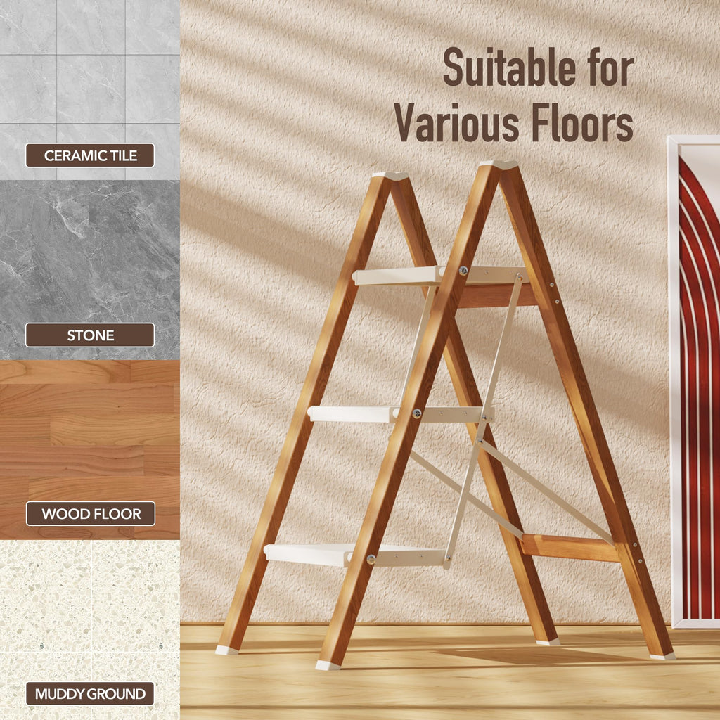 3 Step Aluminum Foldable Step Stool Y428360