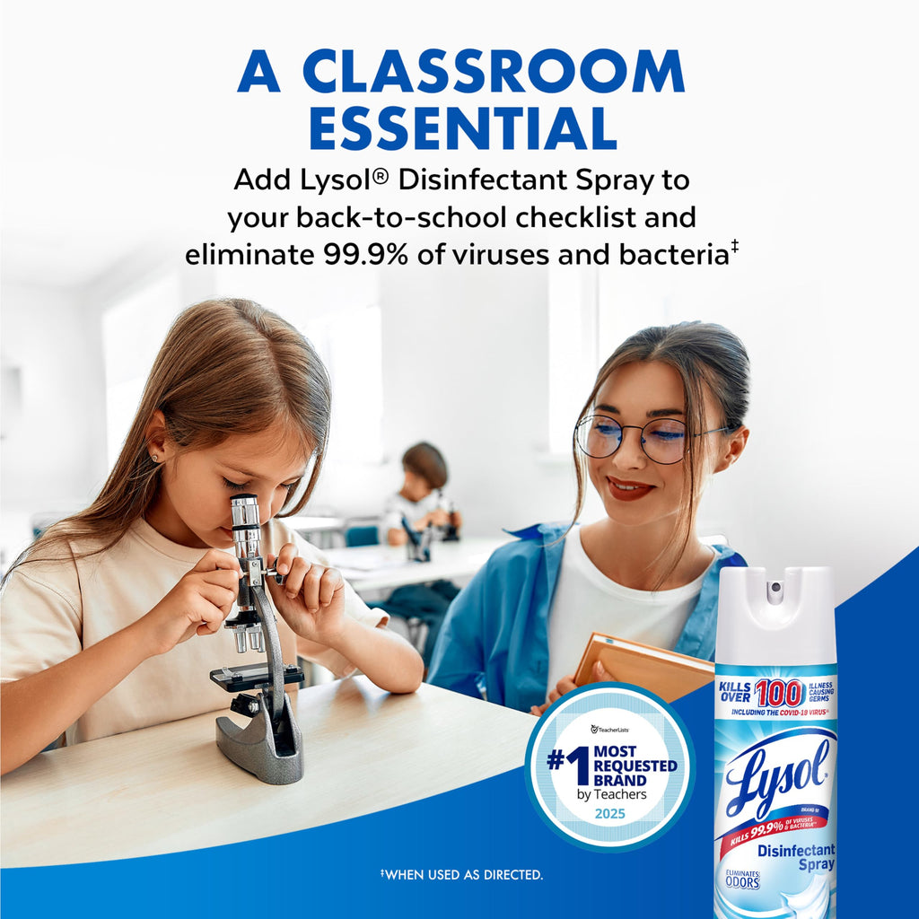 Disinfectant Spray Crisp Linen 19 oz 2 Pack G927
