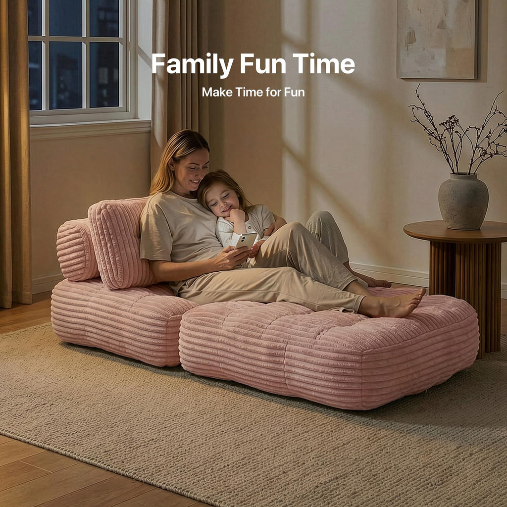 Pink Folding Sofa Bed T401