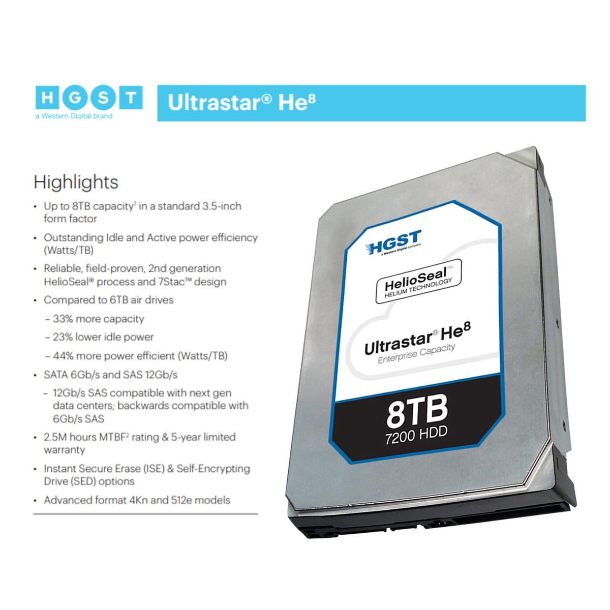 8000GB 7,2K RPM SATA 3.5" HDD R4706
