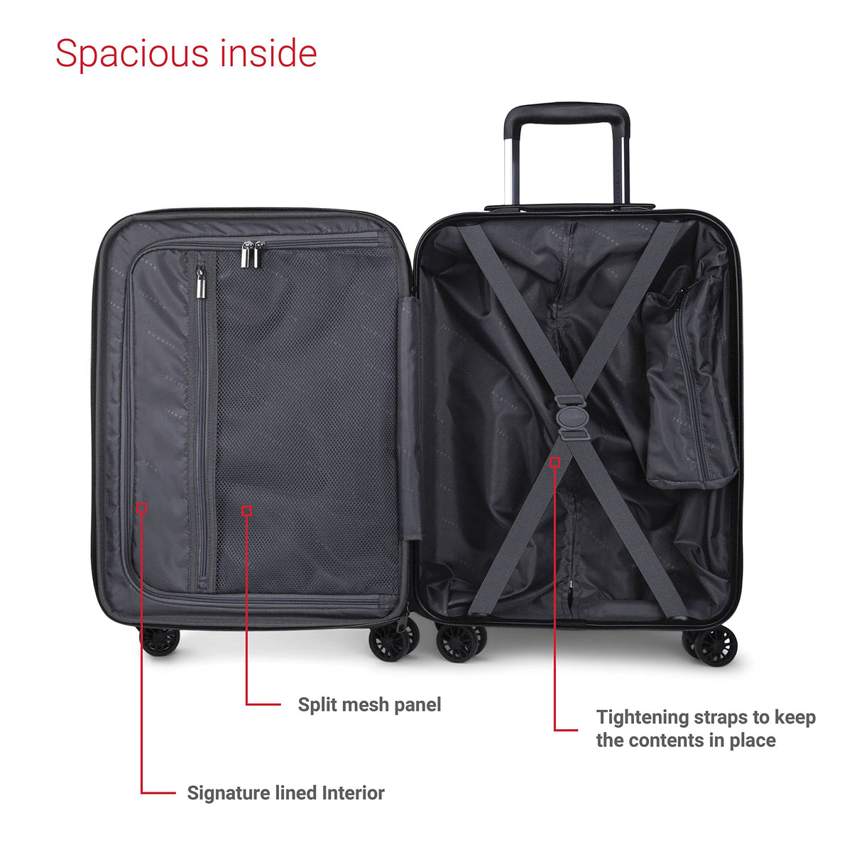 20 Inch Hard Shell Expandable Spinner Suitcase J2237