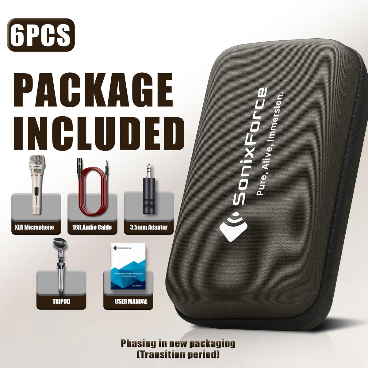 Dynamic Wired Vocal Microphone H815888