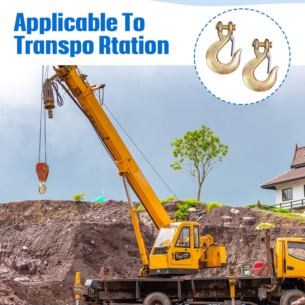 3/8 Clevis Slip Hook with Safety Latch J680