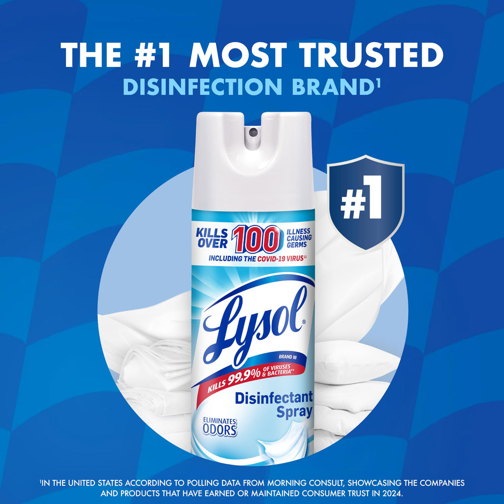 Disinfectant Spray Crisp Linen 19 oz 2 Pack G927