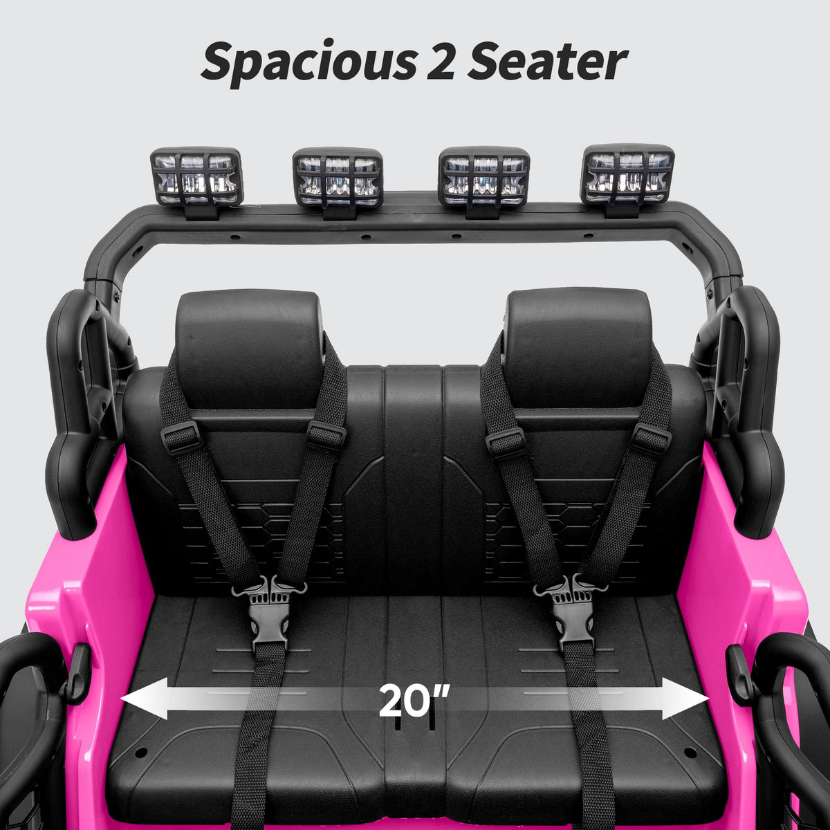 2 Seater 24V Electric Ride on Car with Remote E4834