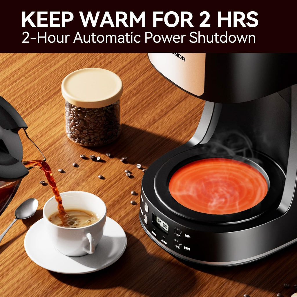12 Cup Programmable Coffee Maker with Reusable Filter N662