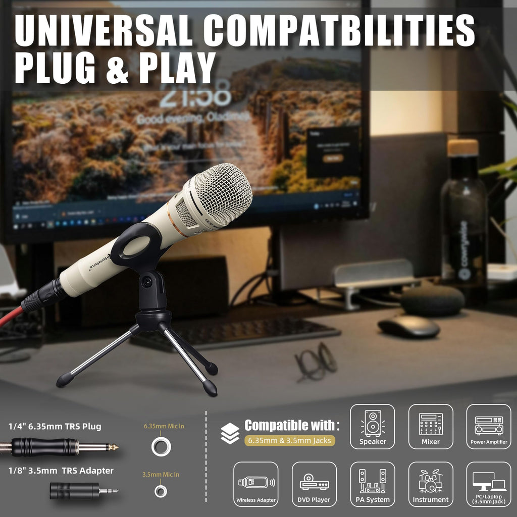 Dynamic Wired Vocal Microphone H815888