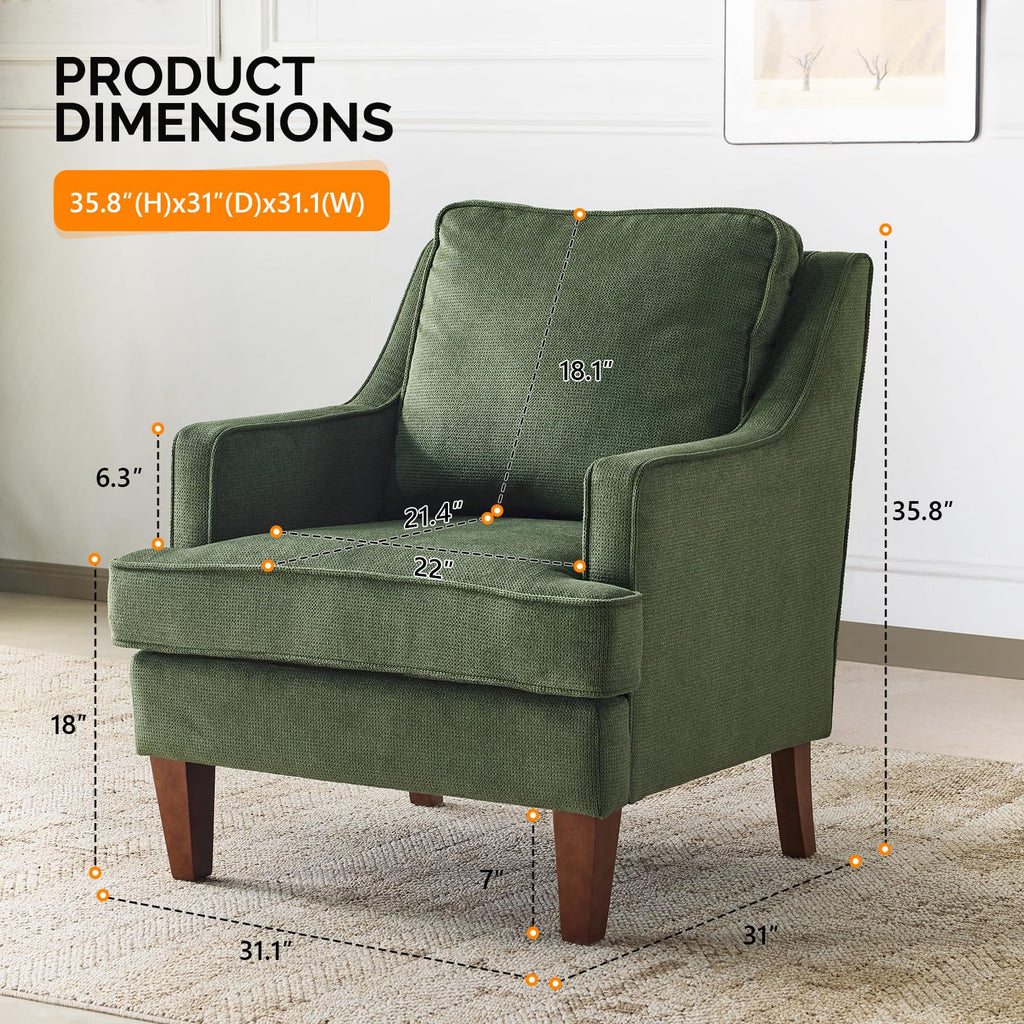High Back Accent Chairs Set of 2 E452320